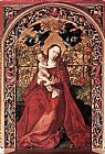 Madonna Canvas Paintings - Madonna of the Rose Bush